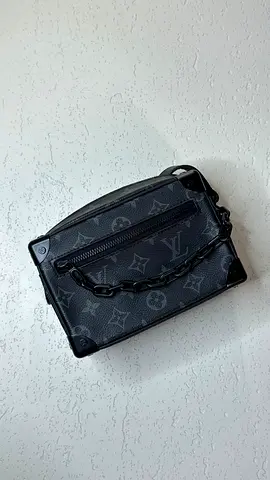 Louis vuitton mini soft trunk monogram Eclipse black color mens bag