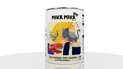 Mika Mika Wet Cat food (Pate  Jelly) 400gm Can