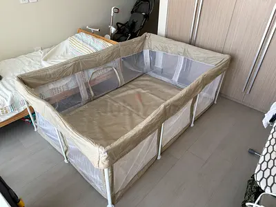 Foldable Baby Playpen with Mat