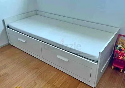 IKEA brimness daybed with 2 big storage drawers and 2 IKEA mattresses.