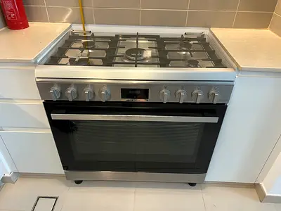 German brands BOSCH 5 burner gas cooking range size 90-60cm