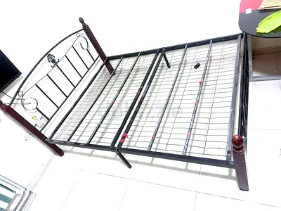 Sturdy Metal Bed  Frame for 75 dhs