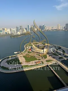 For Rent in Sharjah – Al Majaz 3 Prime location close to all services and facilities. • Full lak