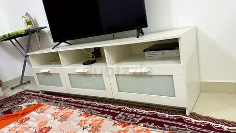 IKEA TV Cabinet only – White – AED 200 Negotiable – Ajman