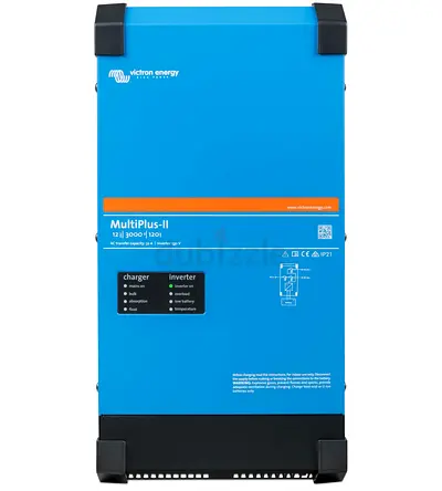 Victron Energy MultiPlus-II 120V 3000VA 12V Pure Sine Wave Inverter and 120 Amp Battery Charger