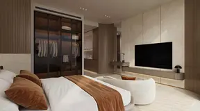 1 Bedroom Apartment for Sale in Binghatti Elite | 675 Sq.ft | Pool &amp; Amenity View | Near Sheikh 