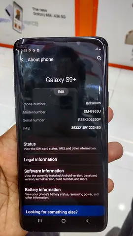 Samsung Galaxy S9+ for Sale