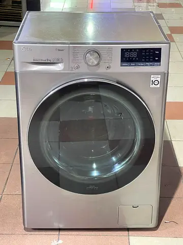 LG Direct Drive 9KG  Washing Machine 1400 rpm speed for spin true steam