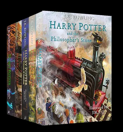 Harry Potter (illustrated version)(5 big book set)