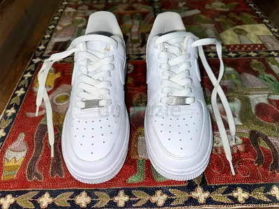 White Nike Air Force 1 shoes - Size 38