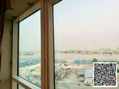 استوديو للبيع في أبراج الأورينت بإطلالة كاملة على الخور مع باركن