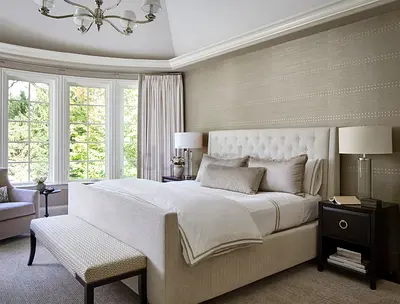 Elegant Upholstered Bed