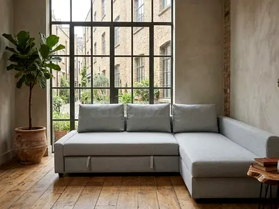 Sofa Bed with a modern three-seat design.