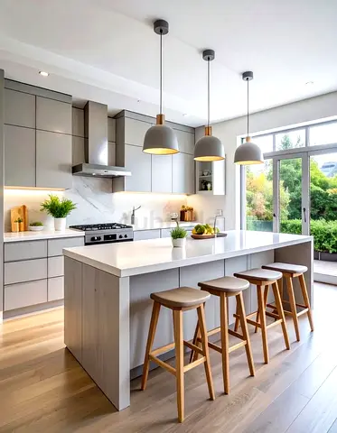 Modern Kitchen Island