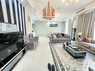 Fully sea view | Fully Furnished 3-BR + Maid | free gym pool parking