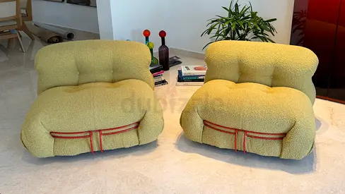 Cassina Soriana Arm Chair Set