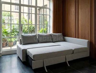 This is a 2-in-1 sofa bed that can be used as a comfortable sofa