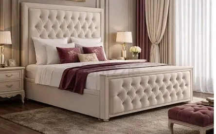 Premium high quality 200*200 super king size bed