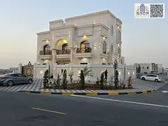 Classic design villa on a corner lot with two street frontages, VIP finishing, two floors and a roof