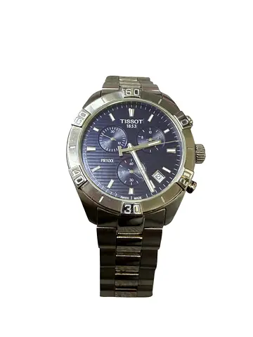 Tissot PR 100 Chrono Classic Stainless Steel Grey Dress Watch (No offers!!)
