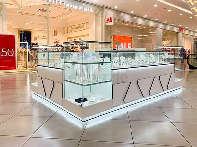 Modern Minimalist Jewelry Kiosk