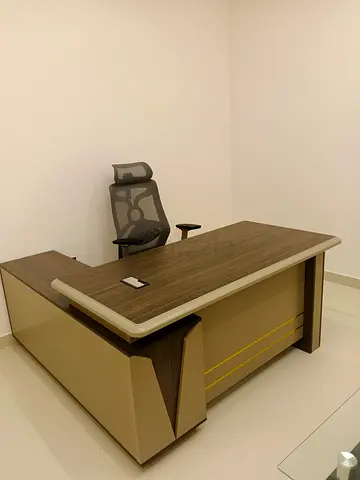 Modern Executive Desk with Storage