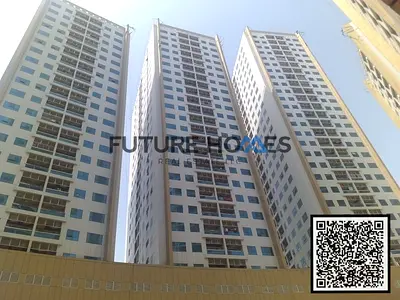2 BHK Flat For Sale with 2 Balconies in Ajman Pearl Tower