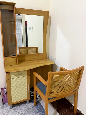 Dresser with chair