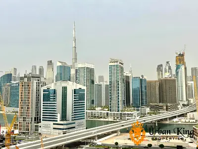 Unfurnished 1-bedroom | Burj and canal view | Ready to move