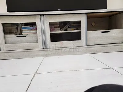 Modern Entertainment Center with Storage