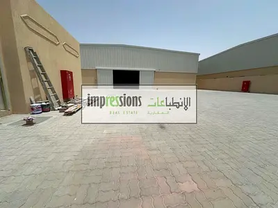 Brand New Warehouse with Yard for Rent in Sajja, Sharjah (Emirates Industrial City) | 175 KW | 25,000 SQ.FT