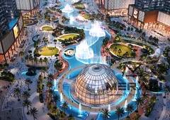 2 Bedroom Apartment for Sale – Tiger Downtown Ajman Crystal Lagoon &amp; Dancing Fountain View | 3