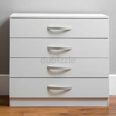 Modern White Chest of Drawers