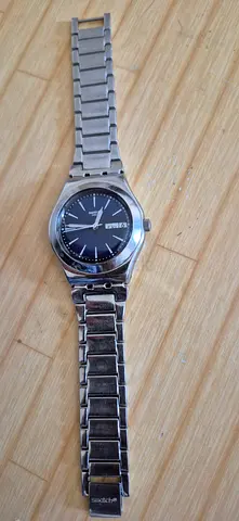 swatch irony stainless steel sr626sw