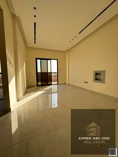 2BR apartment for rent, balcony, central AC, modern finishing, spacious living room, bright with nat