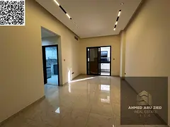 Brand new two-bedroom apartment in Al Jurf 3, near Dubai exit. Two master bedrooms, three bathrooms,