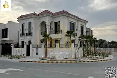 Luxury villa for sale in Al Yasmin, exceptional location near the park | Private pool and waterfall
