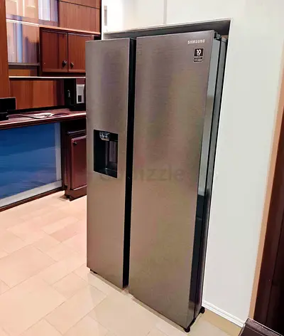Samsung Side by Side Refrigerator – Sleek Design with Ice Maker - water dispenser