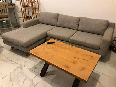 L-Shaped west elm sofa