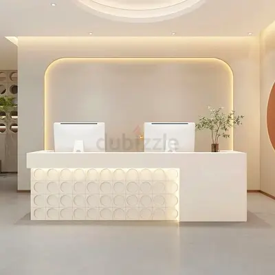 ​Minimalist Geometric Reception Desks