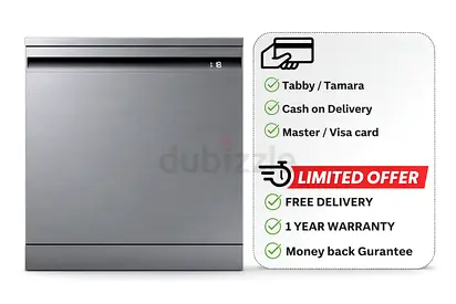 Samsung DW60DG790FSLGU Dishwasher – 14 Place Settings  Brand New  1-Year Warranty