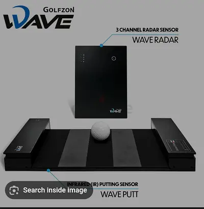 Golfzon Wave Radar  Putt Sensor System + Hitting net and Mat