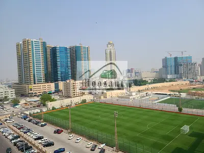 Big Size 2 BHK Open Stadium View Apartment Available for Rent in AED 38,000/- 6 Payments in Rashidiya Towers, Ajman