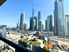 Burj view | 2-bedrooms + maid | 4-cheques | Semi-furnished