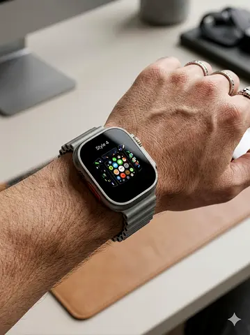 HW12 Plus Ultra 3 Smartwatch with Wireless Earbuds