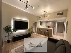 NEAR TO EXIT VER SPACIOUS AND LUXURIOUS FURNISHED 1 BEDROOM APARTMENT WITH GYMNASIOUM AND COVERD PAR