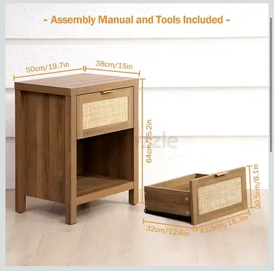Beautiful Oak Farmhouse Nightstands BRAND NEW