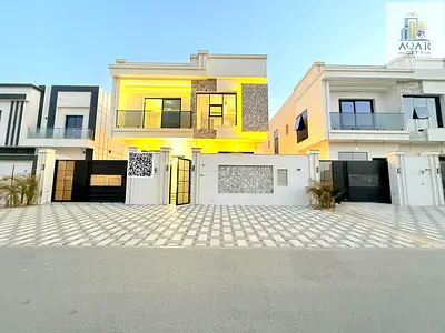 5 bedroom villa for sale in Ajman, wonderful finishing, freehold for all nationalities