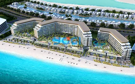 Luxury 1BR | Beach & Golf Views | Sobha Siniya Island