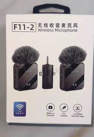 Wireless Microphone F11-2 for Live Streaming
